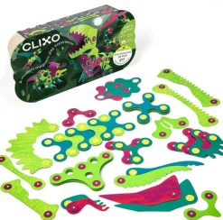 CLIXO Układanka magnetyczna Dinozaury , 36 elementy
