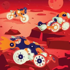 CLIXO Układanka magnetyczna Mars Rovers