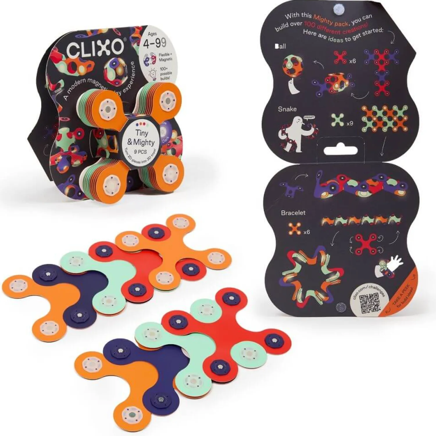 CLIXO Układanka magnetyczna Tiny & Mighty, kosmos