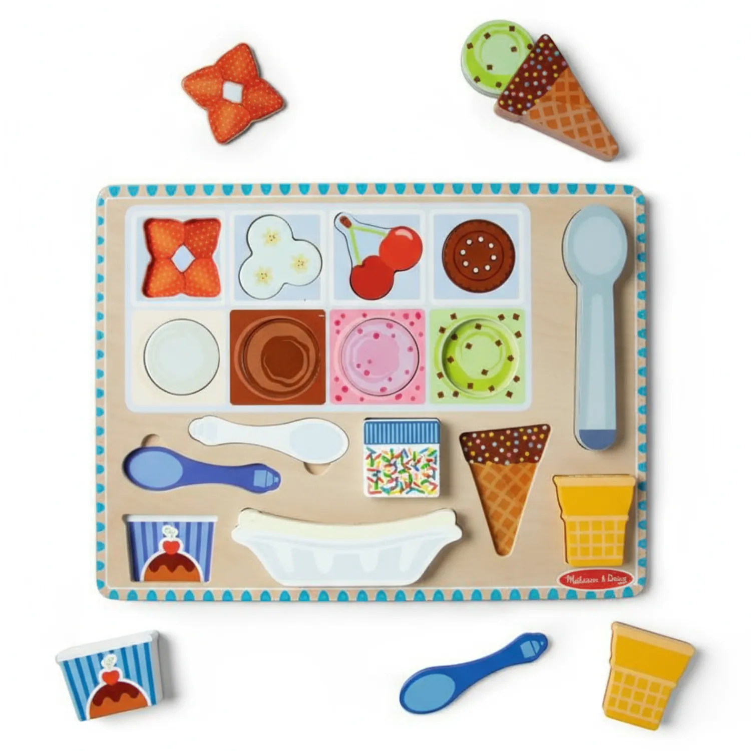Melissa & Doug Układanka magnetyczna Lody