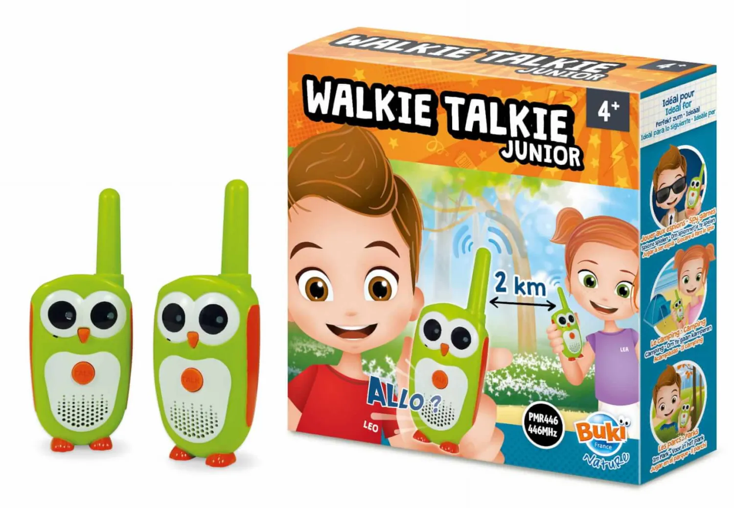 Buki WALKIE-TALKIE JUNIOR zasięg 2 km