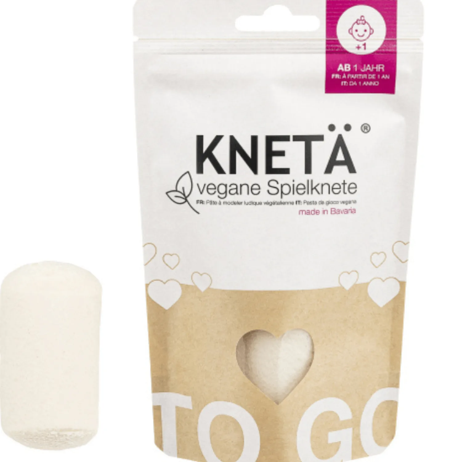KNETA Wegańska masa plastyczna, 100g - biała