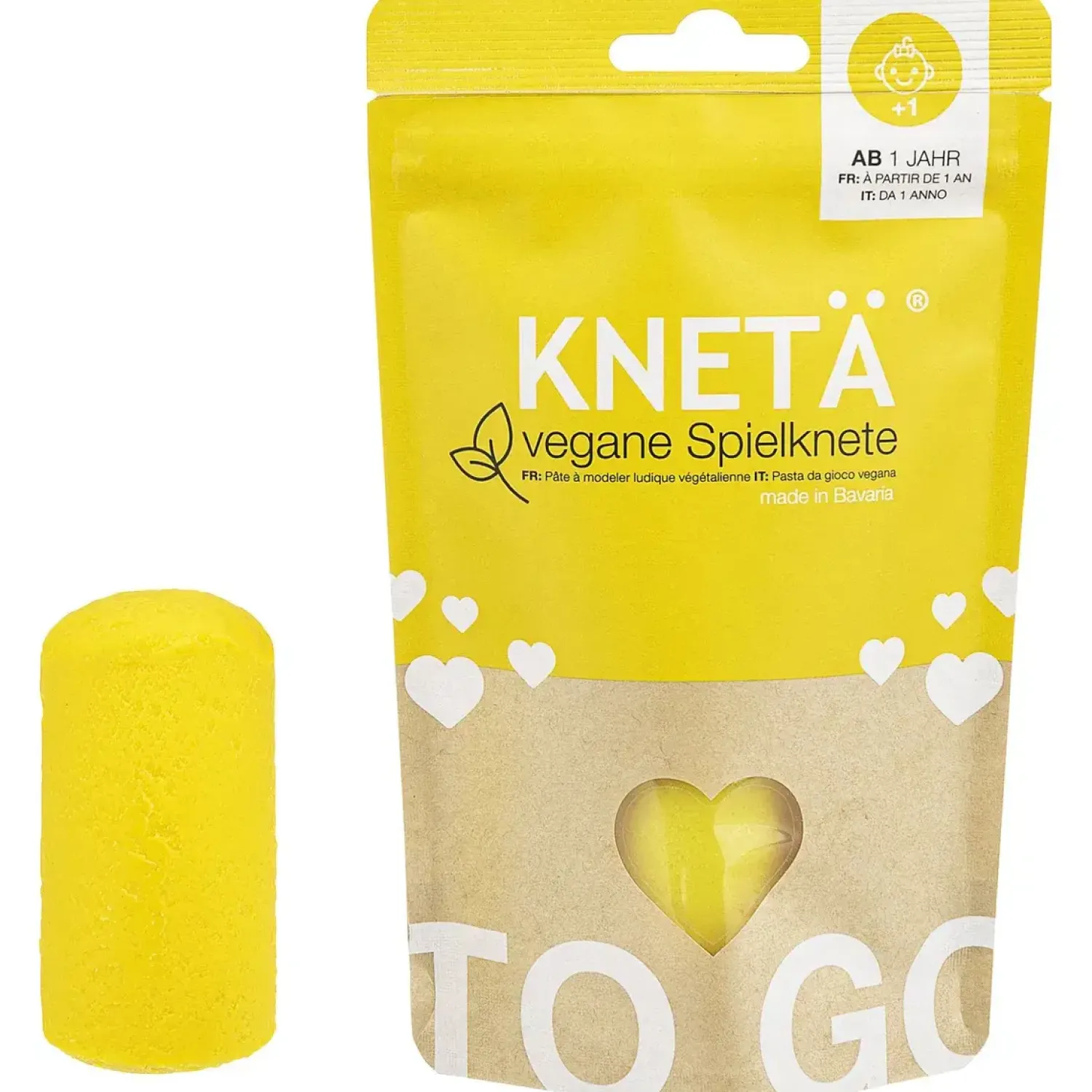 KNETA Wegańska masa plastyczna, 100g - żółta