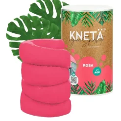 KNETA Wegańska masa plastyczna w puszce XXL, 1kg - rosa