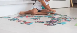 Janod Świecące puzzle z mini-lampką UV Las 24 elementy 3+