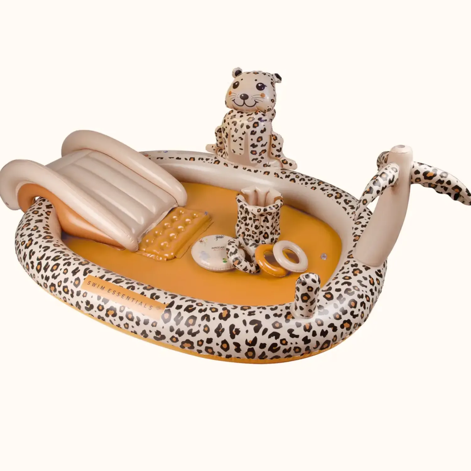 The Swim Essentials Wodny plac zabaw Beige Leopard