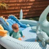 The Swim Essentials Wodny plac zabaw - Multicolor, Dino