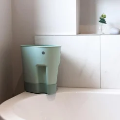 Dzieci Shnuggle Baby Wolnostojący Pojemnik na Zabawki do Kąpieli Ellie Eucalyptus