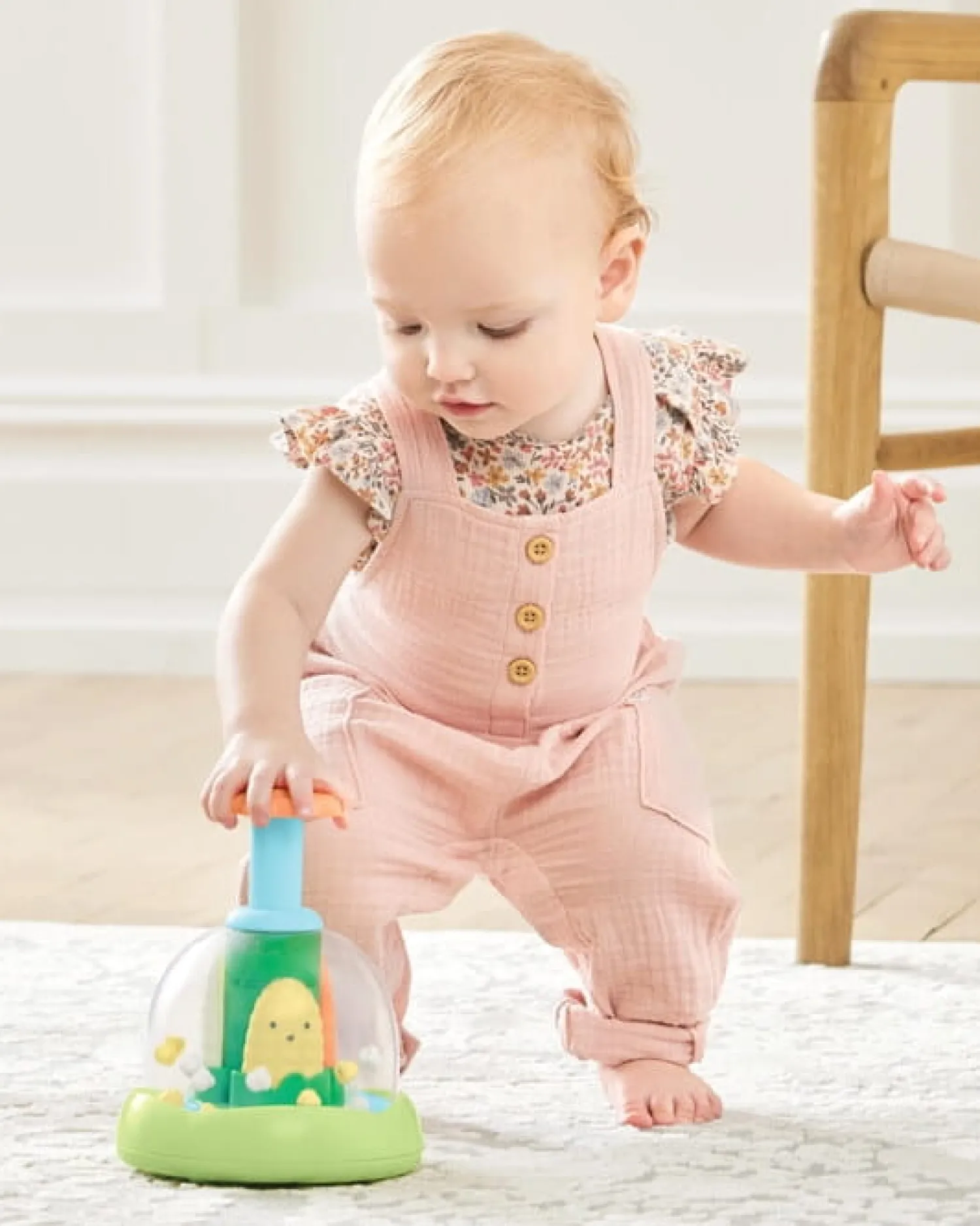 Skip Hop Zabawka Bączek Push&Spin Farma
