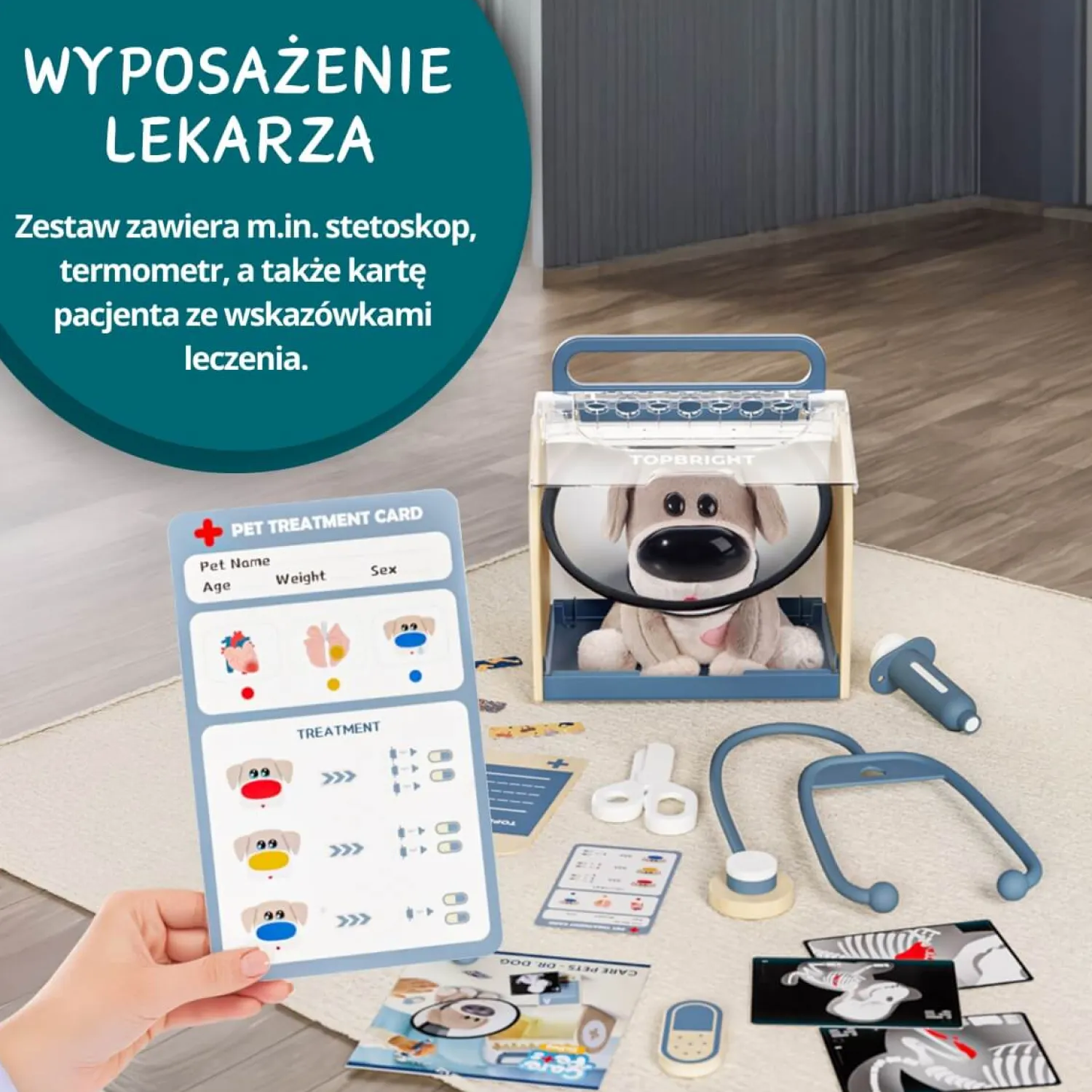 TOPBRIGHT Zabawka interaktywna Dr. Dog, 3+