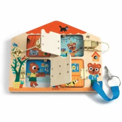 Djeco Zabawka manualna domek CABANALOCK