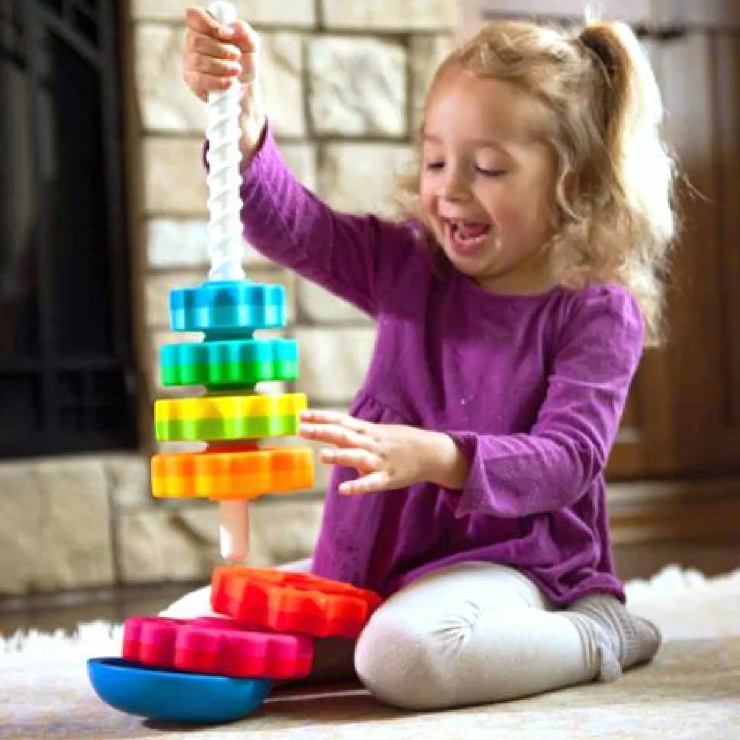 Fat Brain Toys Zakręcona Wieża Spin Again