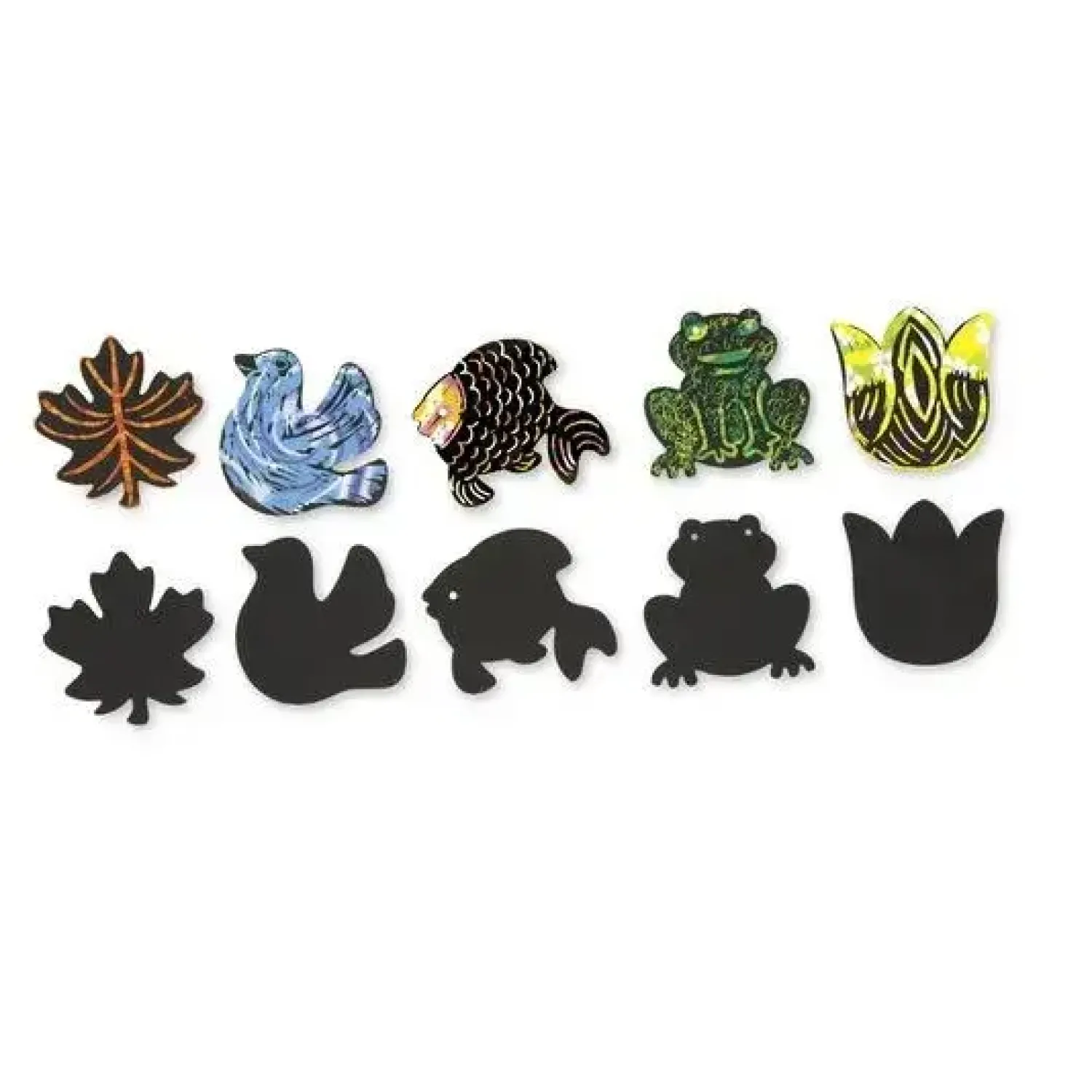 Melissa & Doug Zdrapki Holograficzne Mini ART NOTES - Natura 4+