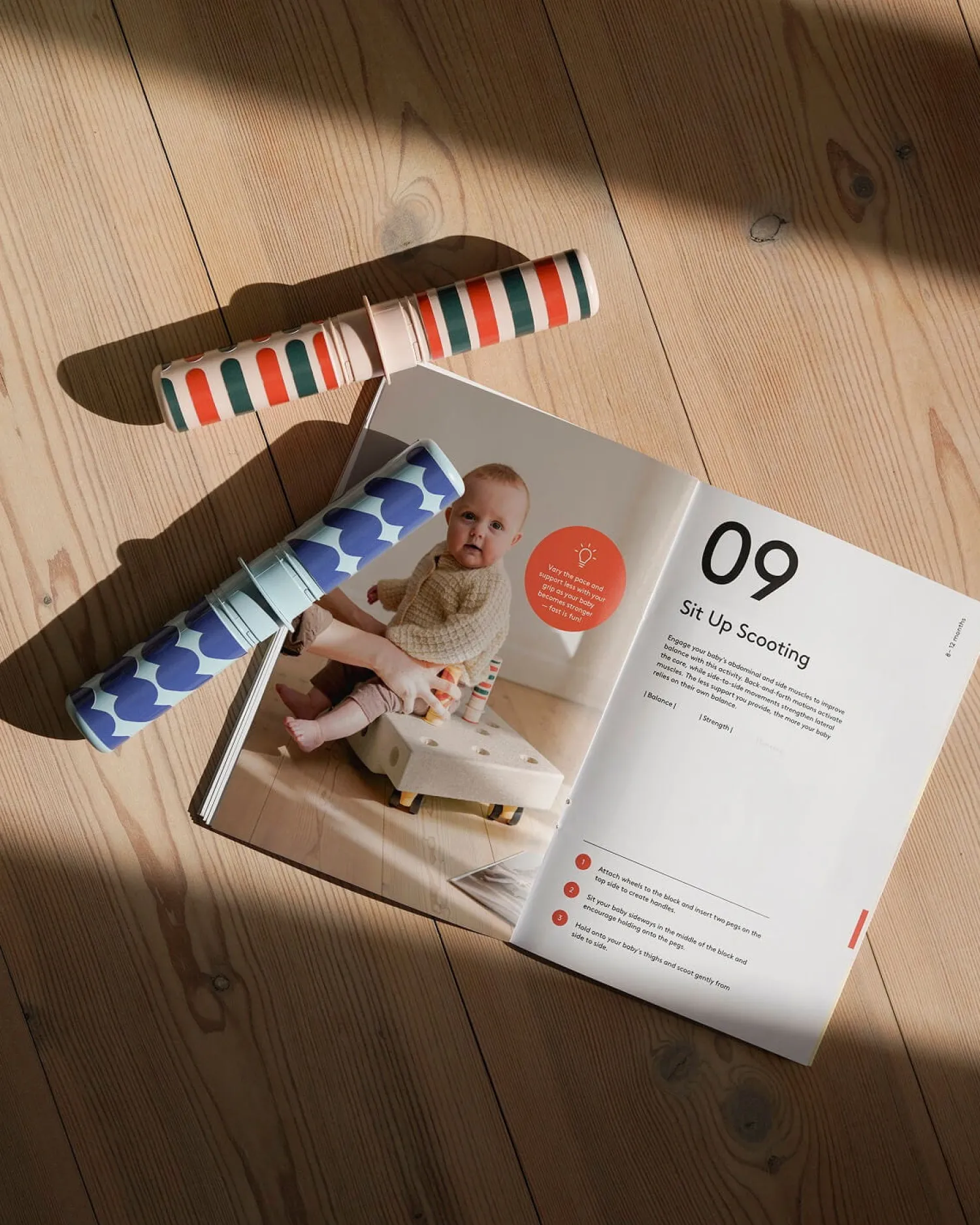 MODU Zestaw baby activity set - Deep Blue, Sky Blue