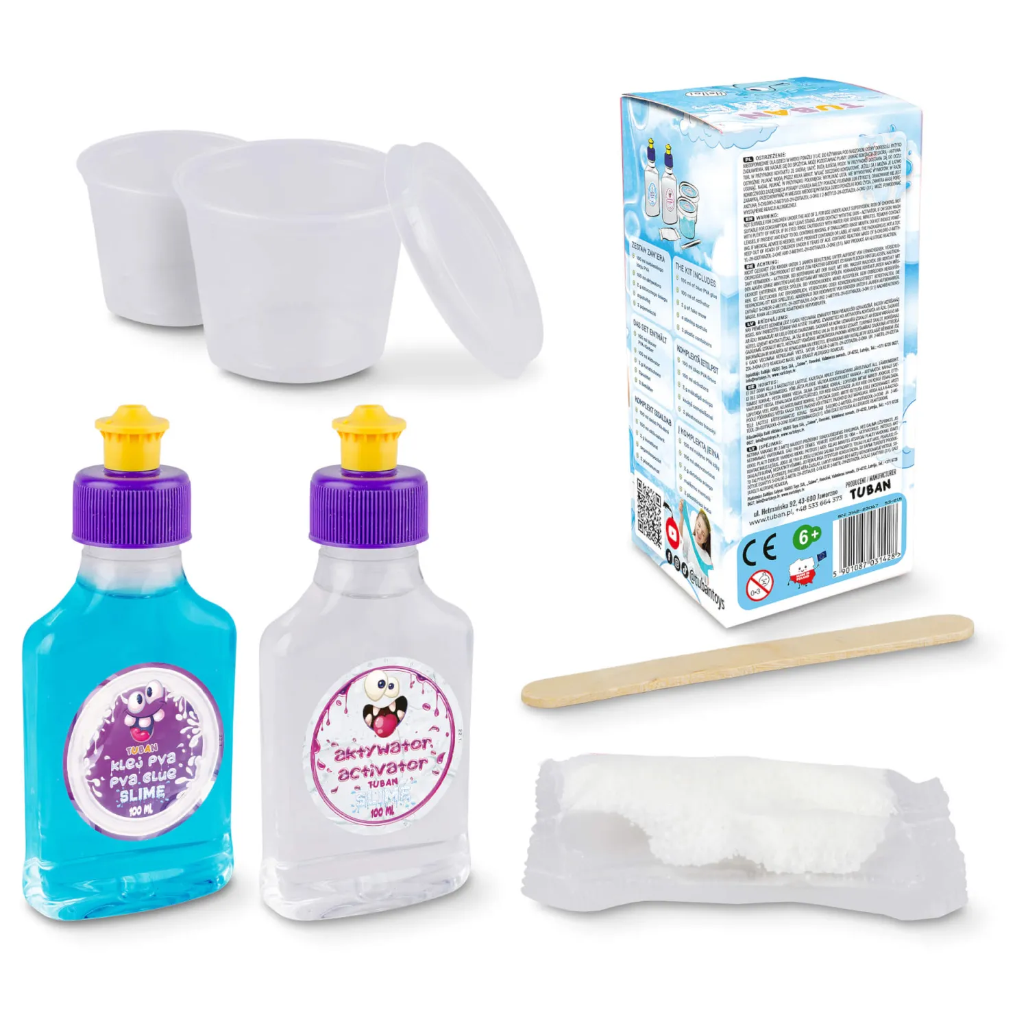 Tuban Zestaw DIY Slime - chmurka