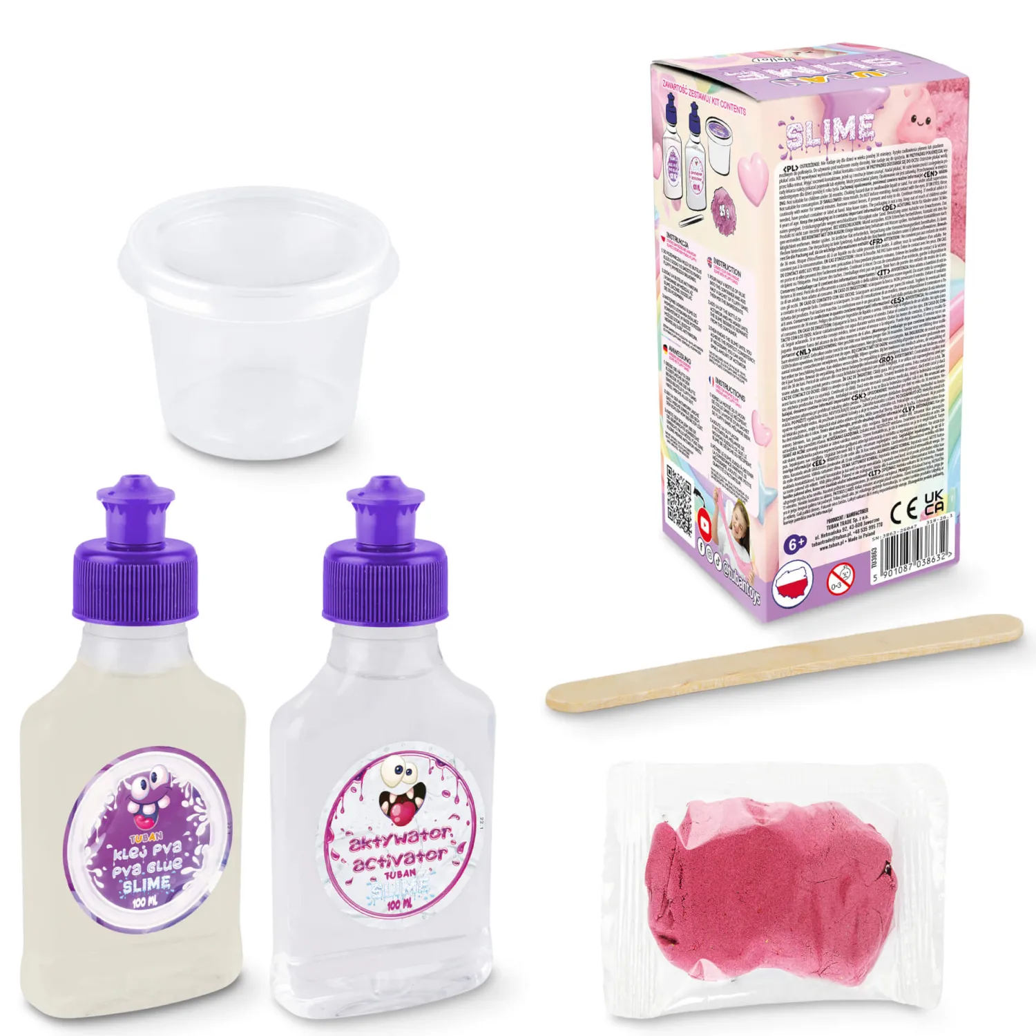 Tuban Zestaw DIY Slime - fluffy