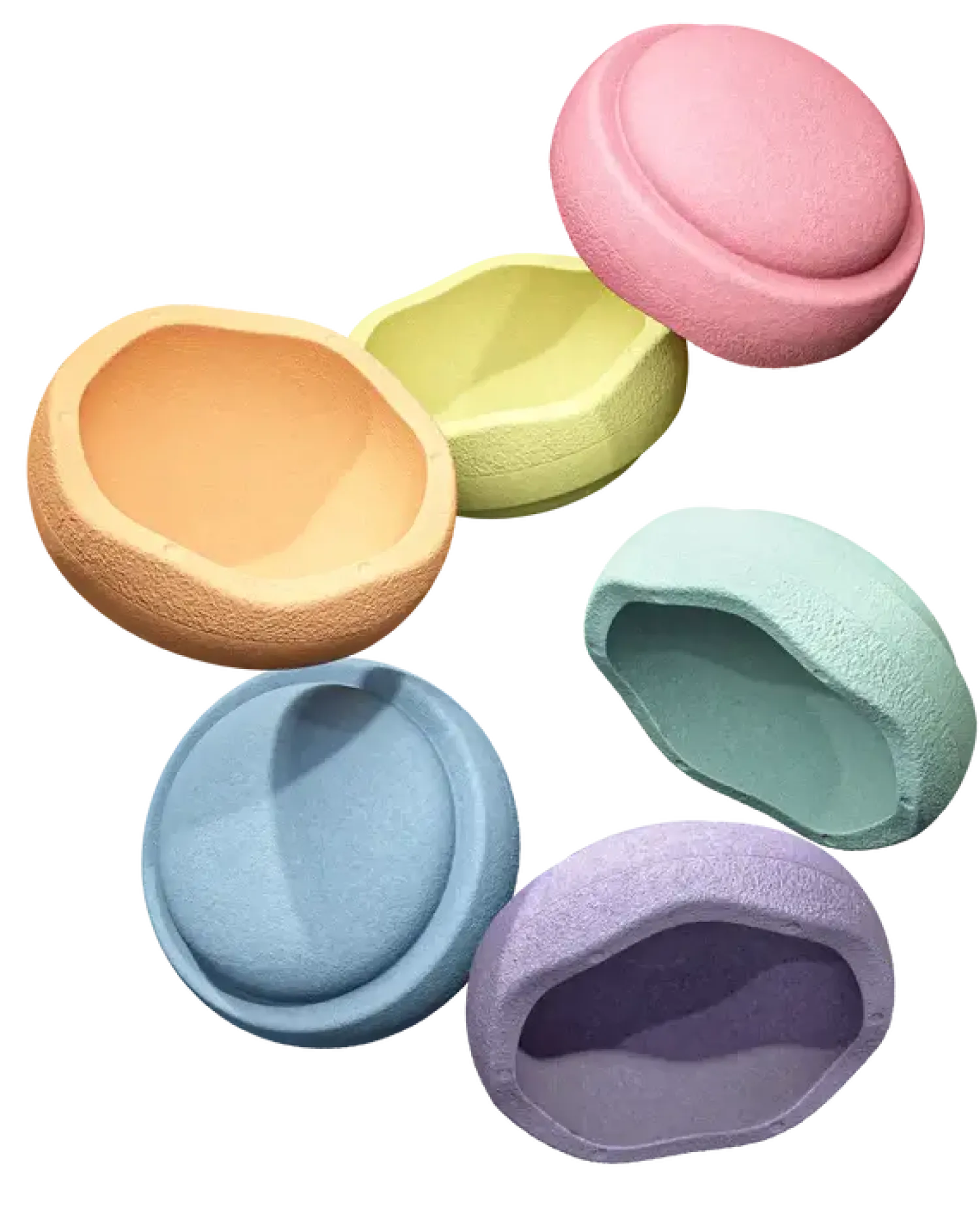 Stapelstein® Zestaw do balansowania Original - Rainbow Pastel, 6el.