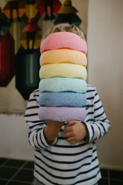 Stapelstein® Zestaw do balansowania Original Mini - Rainbow Pastel, 6el.