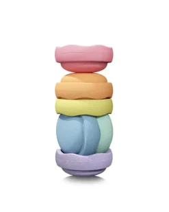 Stapelstein® Zestaw do balansowania Original Mini - Rainbow Pastel, 6el.
