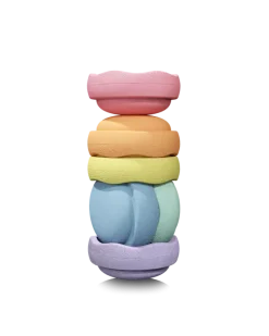 Stapelstein® Zestaw do balansowania Original Mini - Rainbow Pastel, 6el.