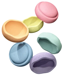 Stapelstein® Zestaw do balansowania Original Mini - Rainbow Pastel, 6el.