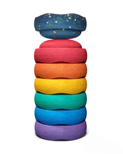 Stapelstein® Zestaw do balansowania Original Mini - Rainbow Classic, 6el.
