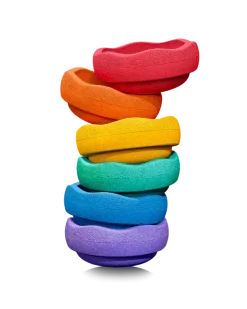 Stapelstein® Zestaw do balansowania Original - Rainbow Classic, 6el.