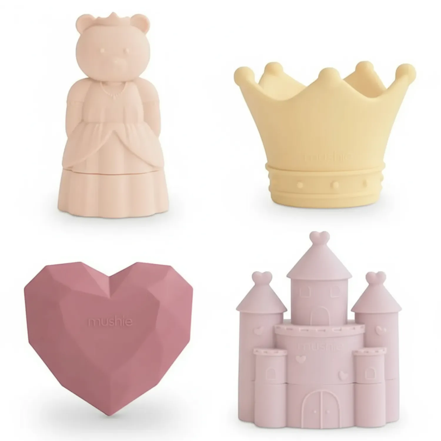 Mushie Zestaw do Kąpieli - Princess 4-pack
