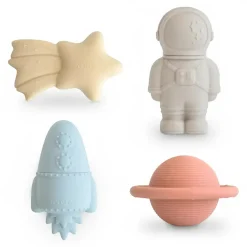 Mushie Zestaw do Kąpieli - Space 4-pack