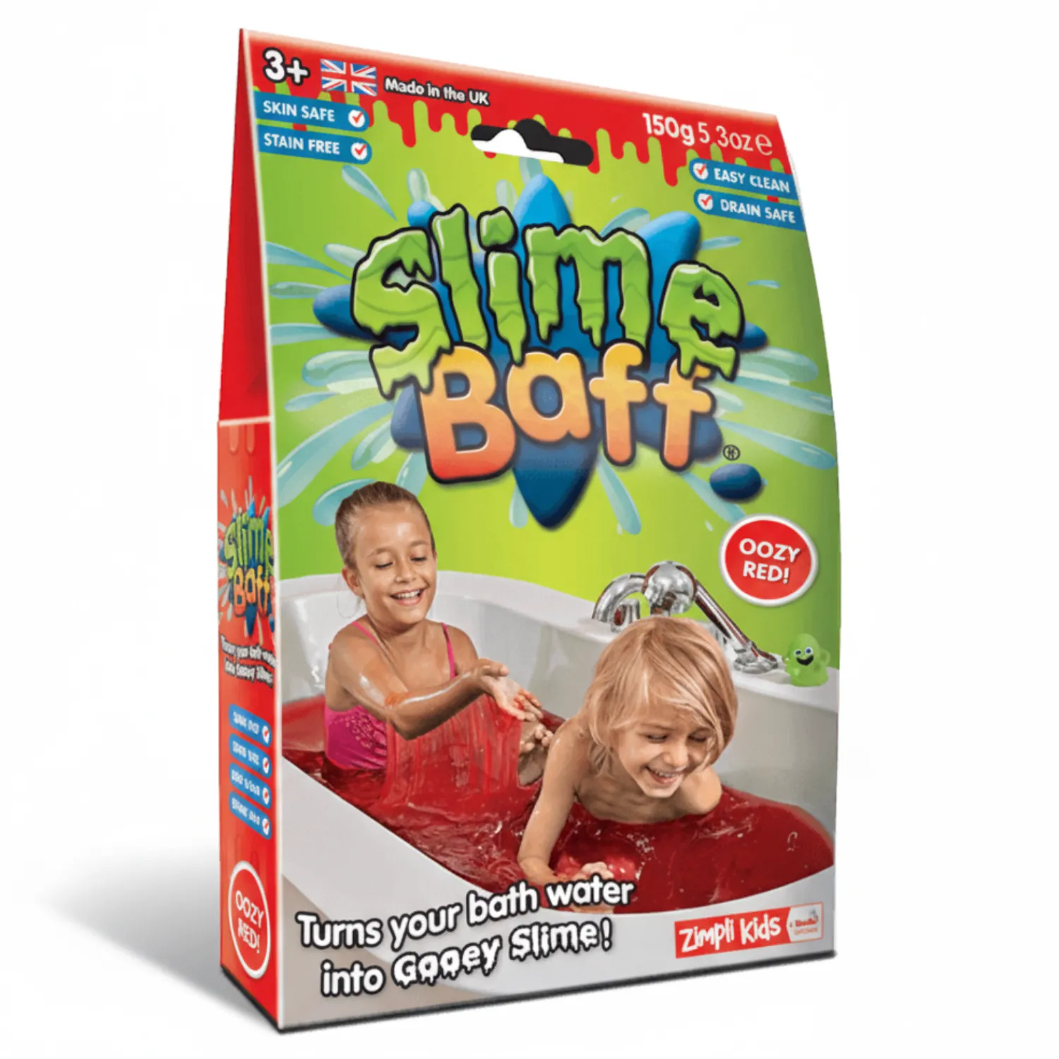 Zimpli Kids Zestaw do robienia glutów Slime Baff - czerwony