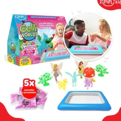 Zimpli Kids Zestaw do tworzenia gelli z figurkami i tacą Gelli Worlds Fantasy Pack 3+