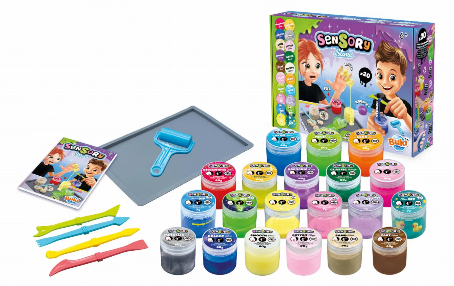 Buki Zestaw do tworzenia slime - 20 rodzajów
