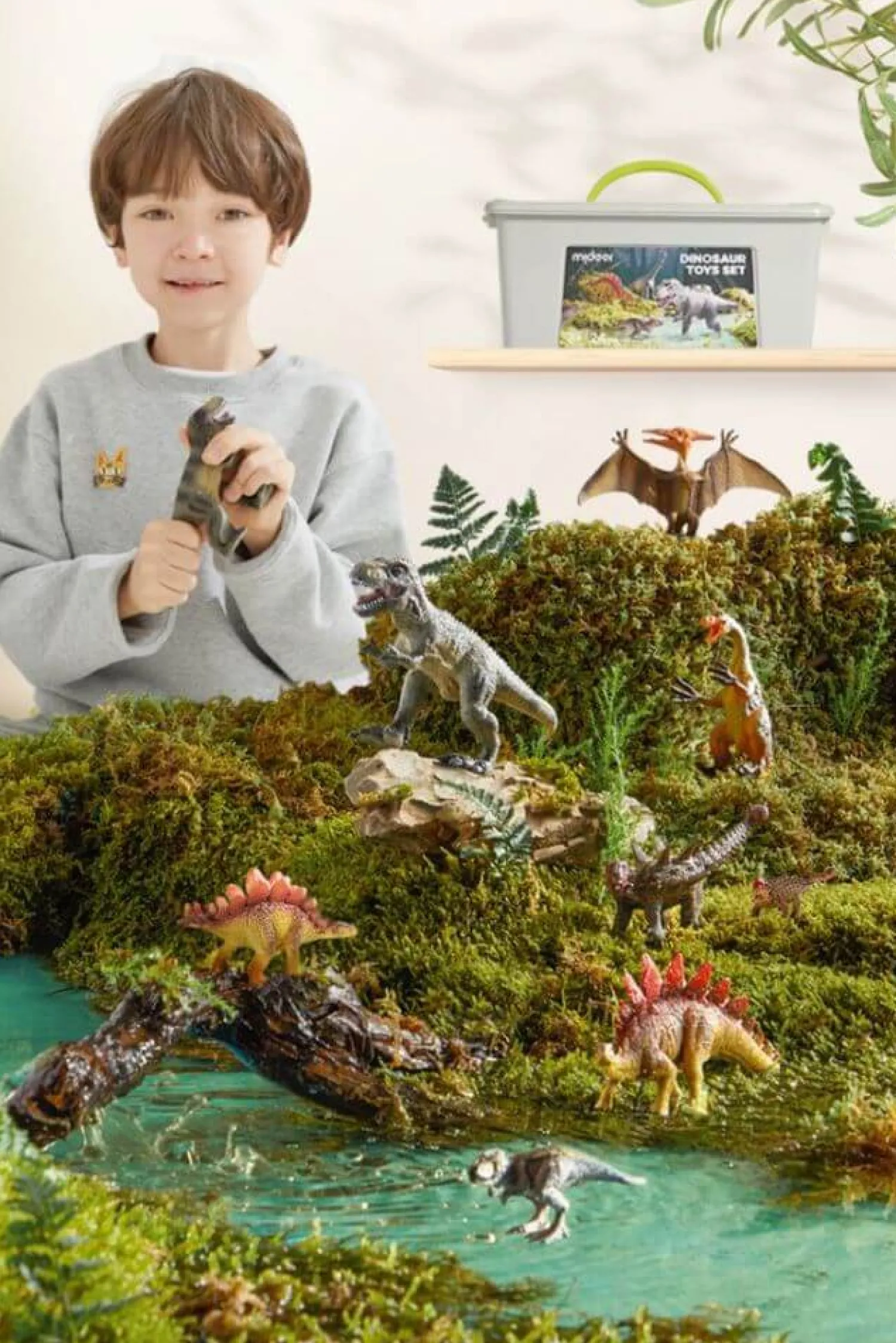 Mideer Zestaw figurek – dinozaury, 24 szt.