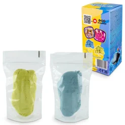 Tuban Zestaw Fluffy Sand puszysty piasek żółty & niebieski 2 x 70 g