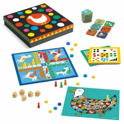 Djeco Zestaw 12 gier Classic box 4+
