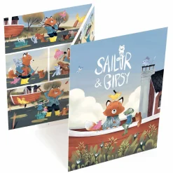 Djeco Zestaw kalkomanii - komiks ŻEGLARZ & GIPSY 5+