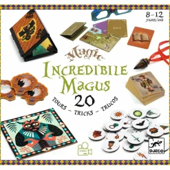 Djeco Zestaw 20 magicznych sztuczek Incredibile 8+