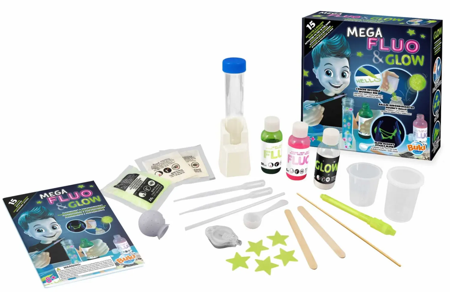 Buki Zestaw MEGA FLUO&GLOW