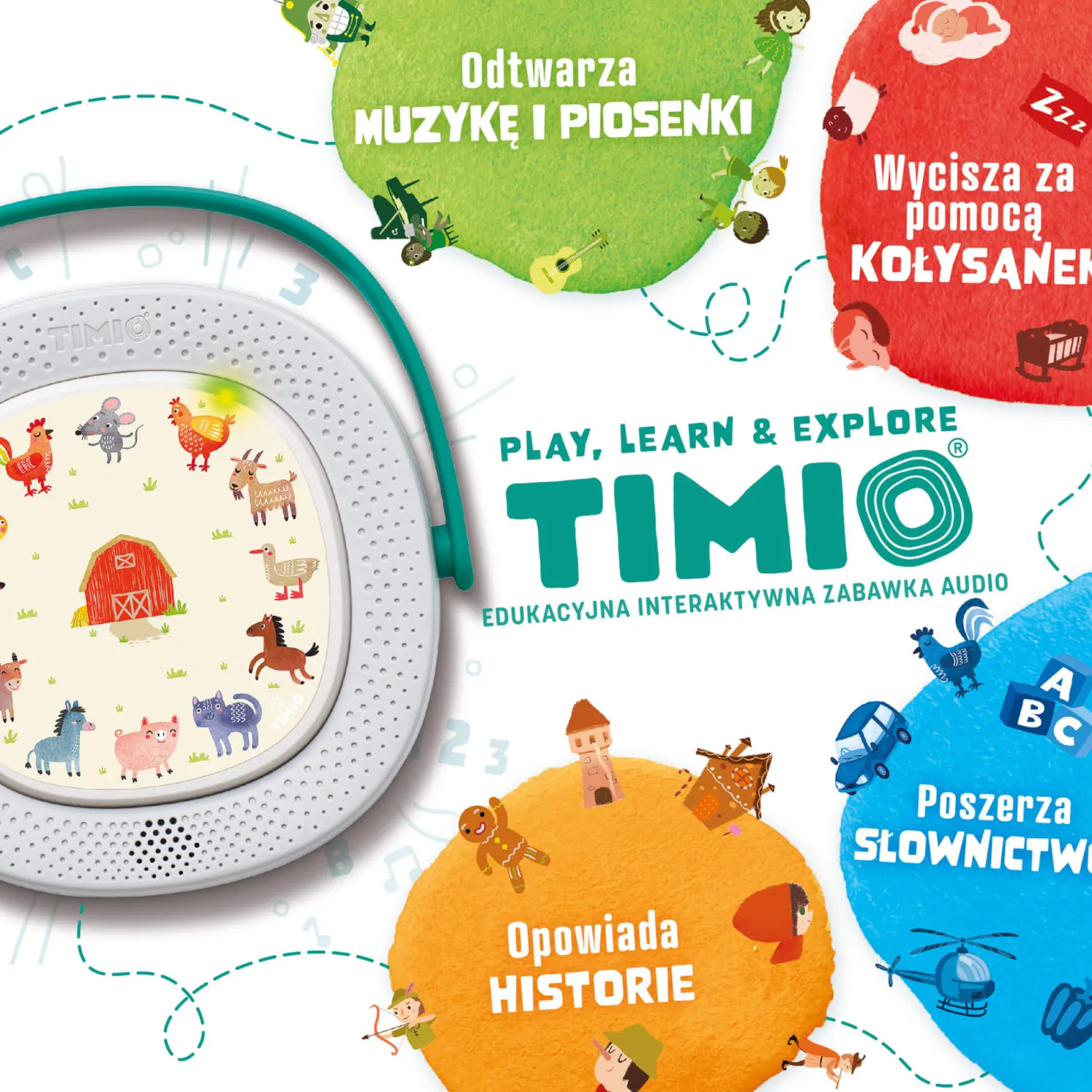 Timio Zestaw startowy + 5 dysków