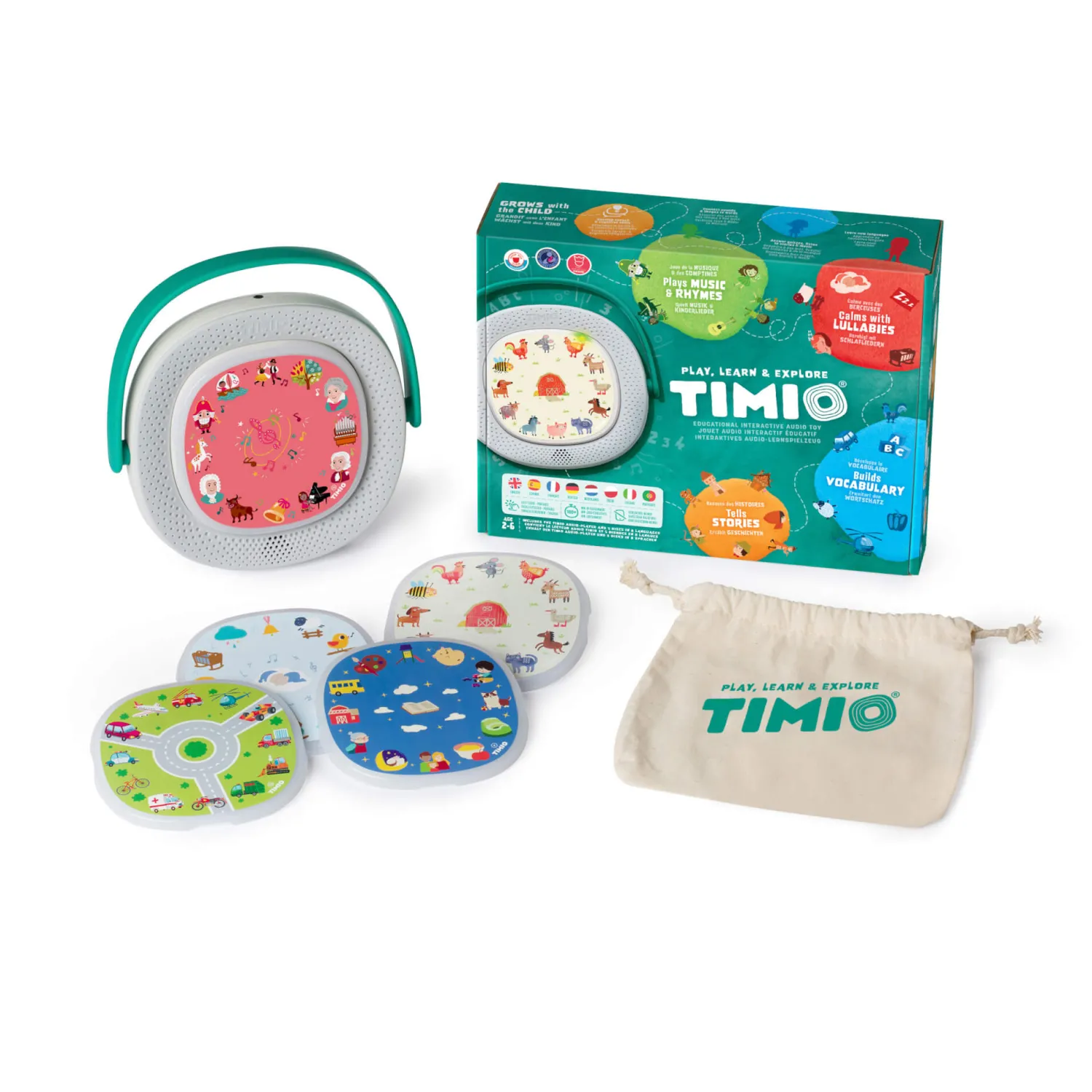 Timio Zestaw startowy + 5 dysków