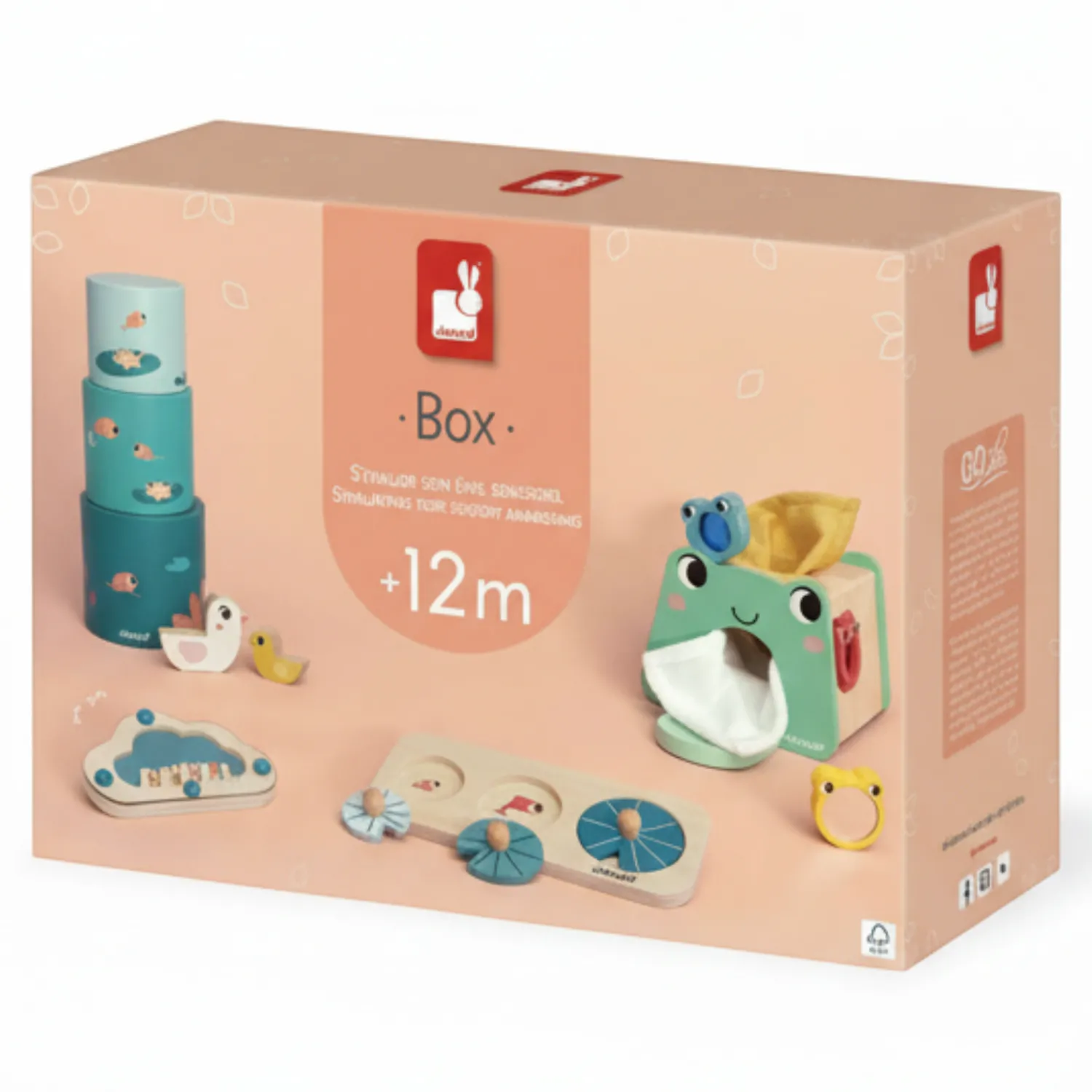 Janod Zestaw zabawek edukacyjnych Box 12m+