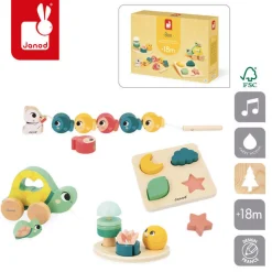 Janod Zestaw zabawek edukacyjnych Box 18m+