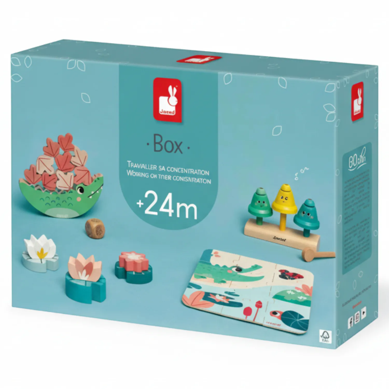 Janod Zestaw zabawek edukacyjnych Box 24m+
