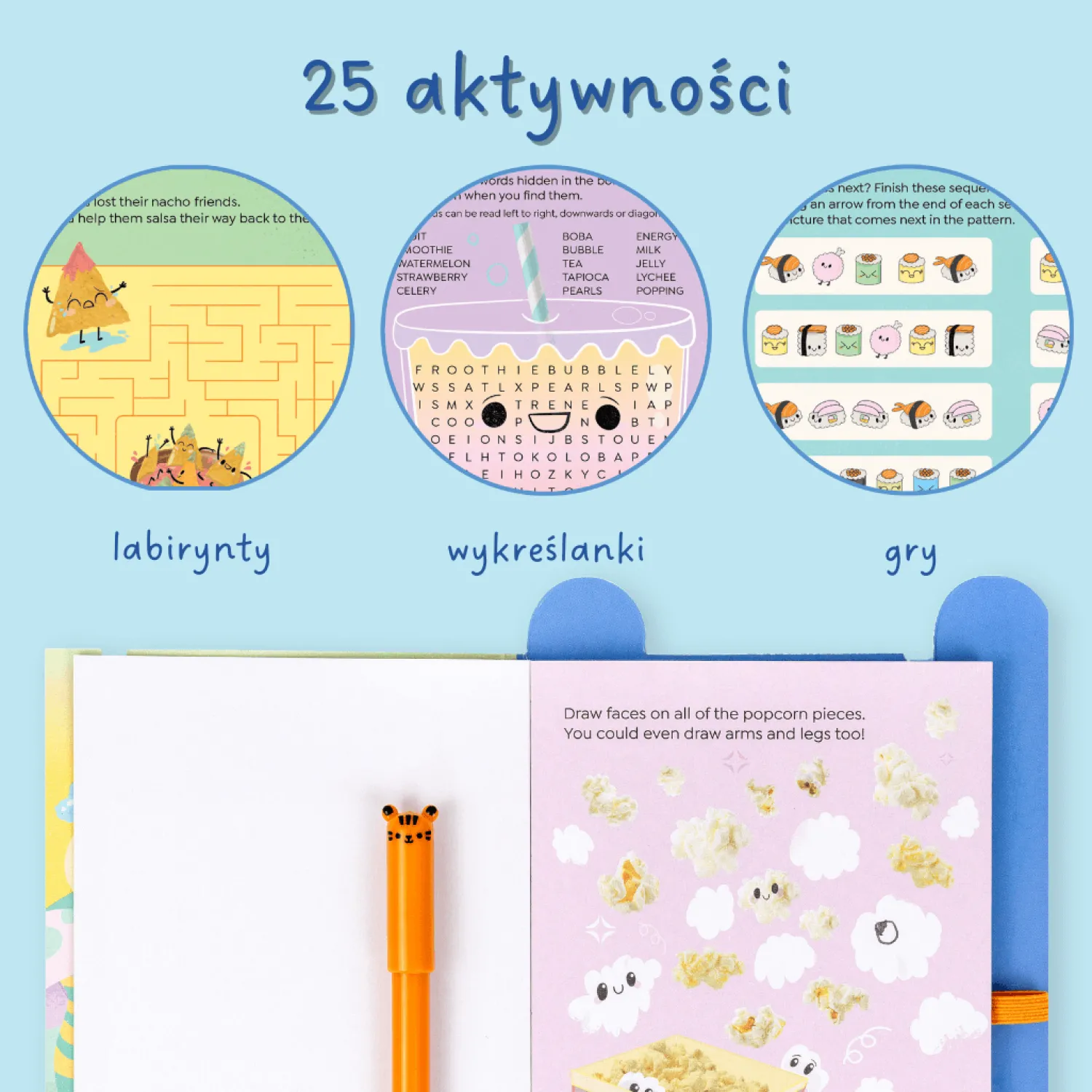 Tiger Tribe Zeszyt łamigłówek - Przysmaki