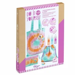 Djeco Zrób to sam - FARBOWANIE METODĄ TIE-DYE 8+