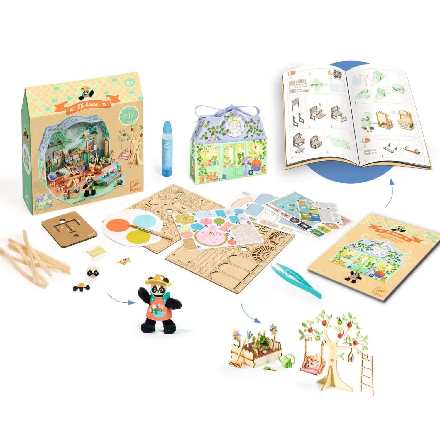 Djeco Zrób to sam MI HOUSE - mini domek OLIVE
