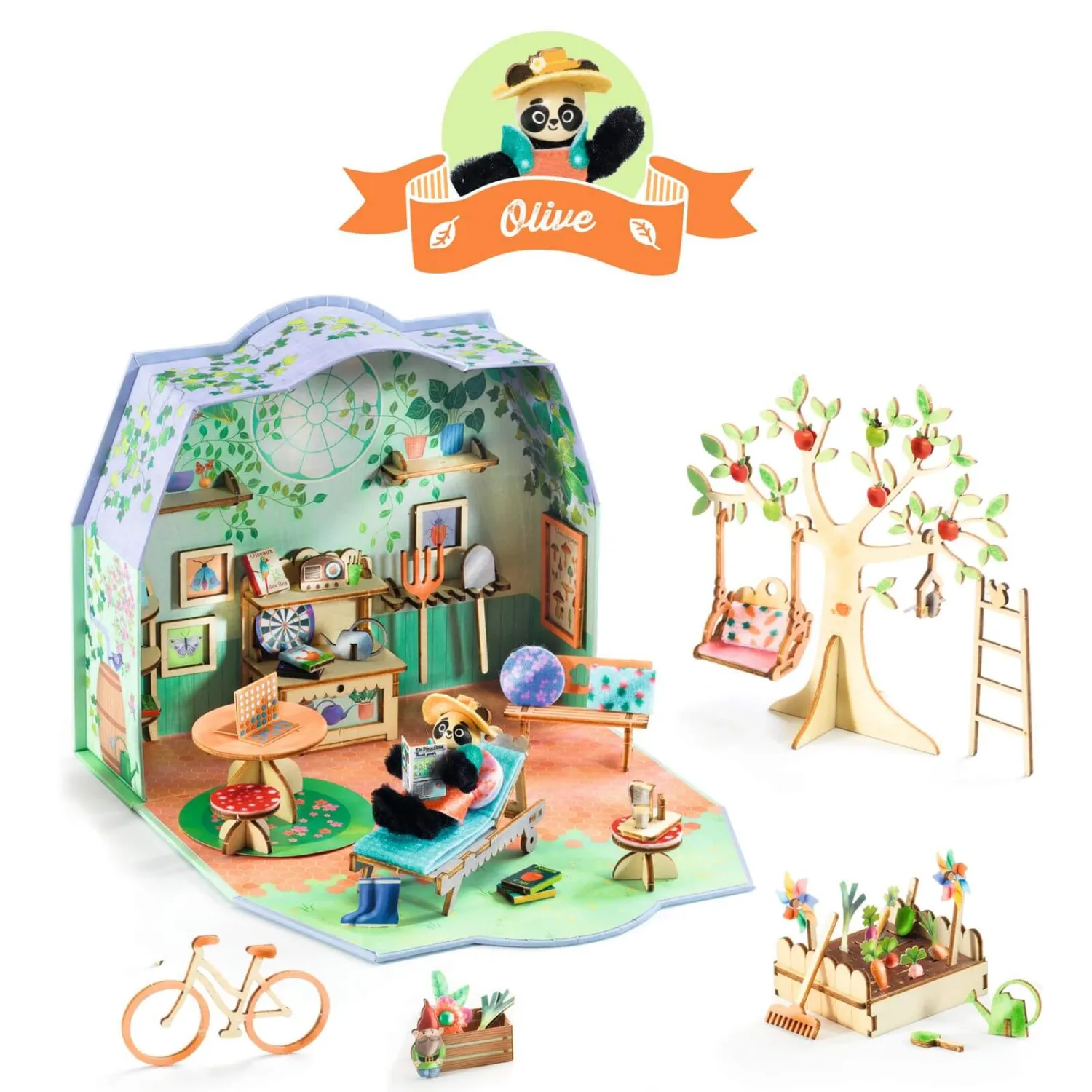 Djeco Zrób to sam MI HOUSE - mini domek OLIVE