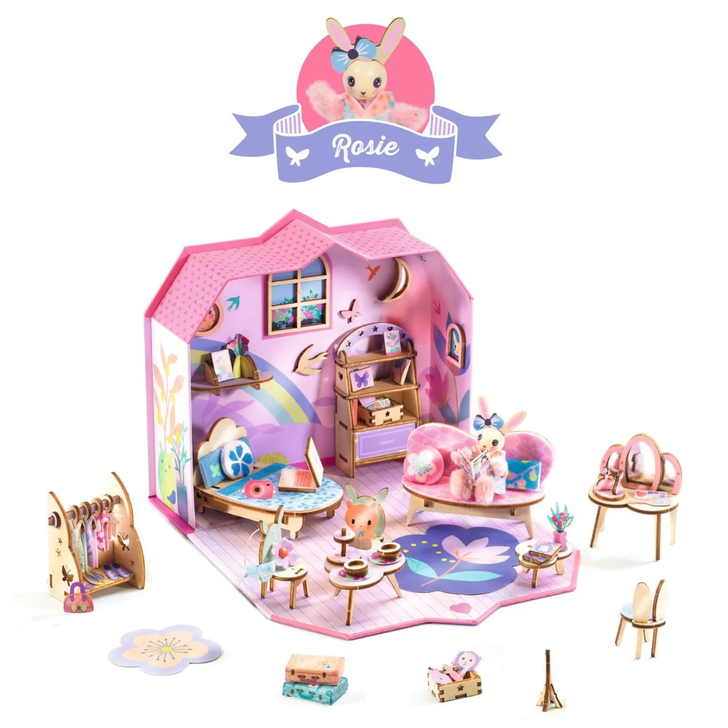 Djeco Zrób to sam MI HOUSE - mini domek ROSIE