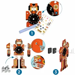 Dzieci Djeco Zrób to sam - ZEGAR ROBOT 6+